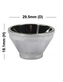 29.5mm (D) x 18.1mm (H) SMO Aluminum Reflector for Cree XM-L