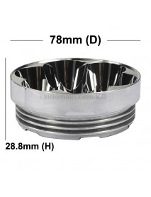 78mm (D) x 28.8mm (H) SMO Aluminum Reflector for 7 x 5050 LED