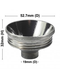52.7mm (D) x 32mm (H) OP Aluminum Reflector