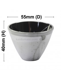 55mm (D) x 40mm (H) SMO / OP Aluminum Reflector
