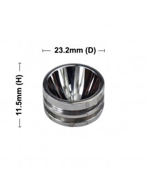 S21A Aluminum Reflector 23.2mm (D) x 11.5mm (H)