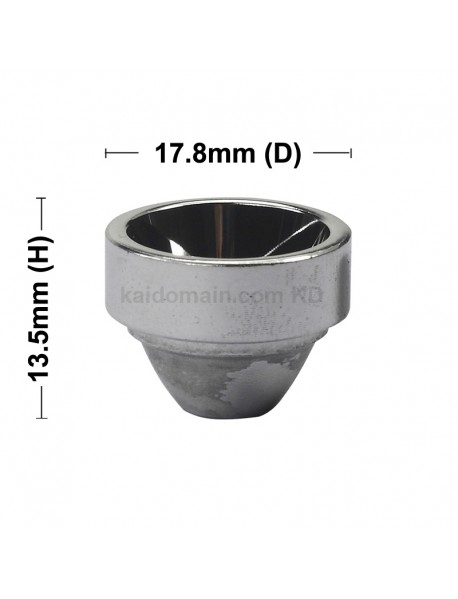 17.8mm (D) x 13.5mm (H) SMO Aluminum Reflector (1 PC)