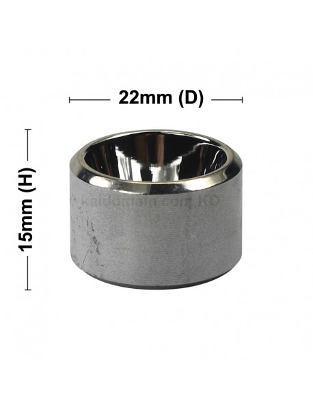 22mm (D) x 15mm (H) SMO Aluminum Reflector (1 PC)