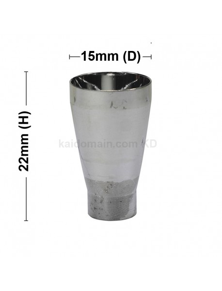 15mm (D) x 22mm (H) SMO Aluminum Reflector (1 PC)