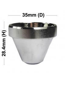 35mm (D) x 28.4mm (H) OP Aluminum Reflector