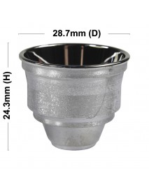 28.7mm (D) x 24.3mm (H) SMO Aluminum Reflector