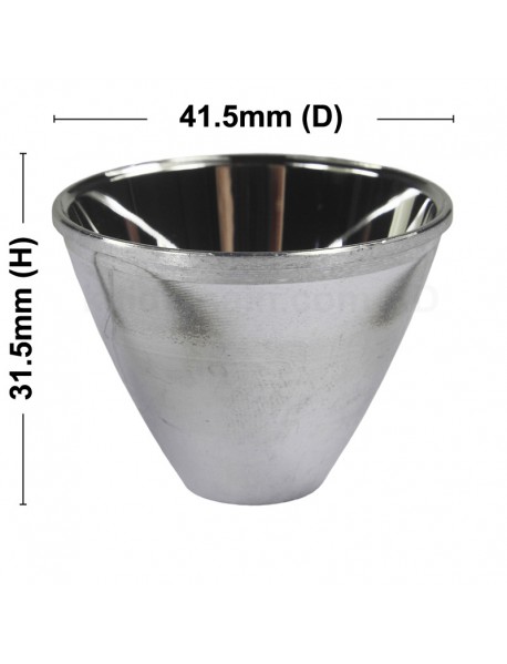 41.5mm (D) x 31.5mm (H) Aluminum Reflector for C8 Flashlight