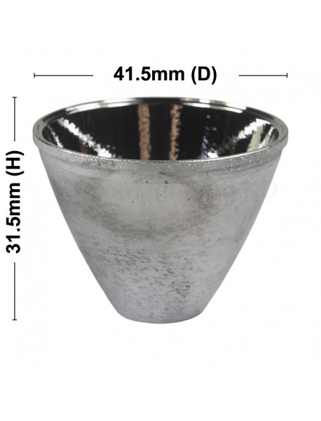 41.5mm (D) x 31.5mm (H) Aluminum Reflector for C8 Flashlight