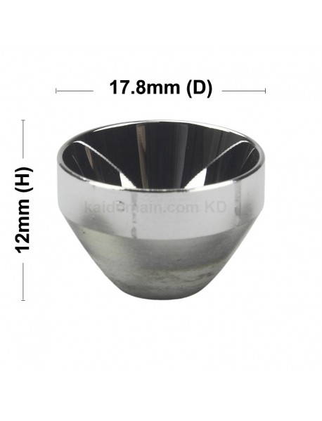 17.8mm (D) x 12mm (H) Aluminum Reflector