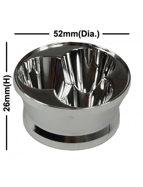 52mm(D) x 26mm (H) SMO Aluminum Reflector
