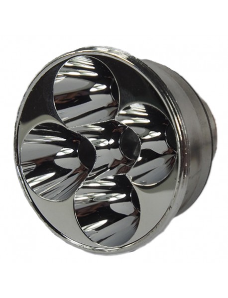 50mm(D) x 40mm(H) SMO Aluminum Reflector for 5 x Cree XR-E (1 pc)