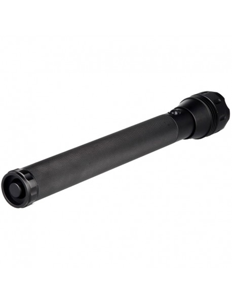 Hugsby E4 Cree XR-E Q5 330 Lumens 1-Mode LED Flashlight - Black ( 4 x D-Size / NINH )