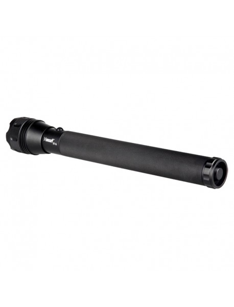 Hugsby E4 Cree XR-E Q5 330 Lumens 1-Mode LED Flashlight - Black ( 4 x D-Size / NINH )