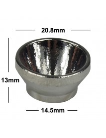 20.8mm (D) x 13mm (H) OP Aluminum Reflector for Cree XP-G / XP-E