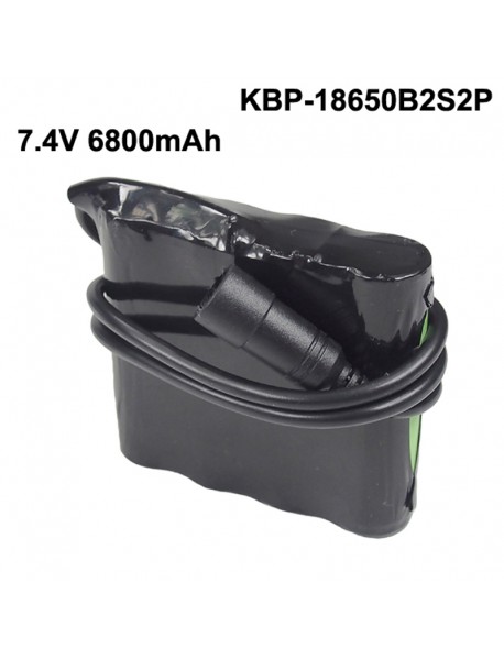 KBP-18650B2S2P 7.4V 6800mAh 4 x NCR18650B Rechargeable 18650 Li-ion Battery Pack