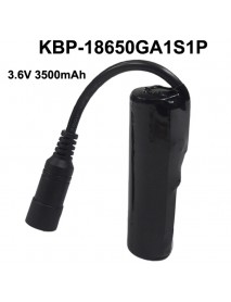 KBP-18650GA1S1P 3.6V 3500mAh NCR18650GA Rechargeable 18650 Li-ion Battery Pack
