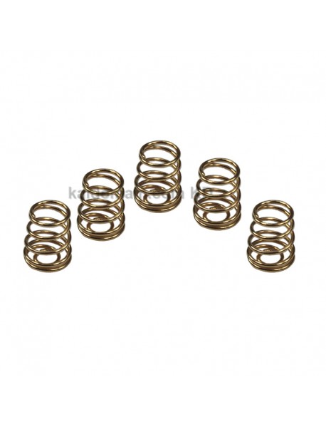 7mm (D) x 8mm (H) DIY Gold Plated Battery / Driver Contact Support Springs (5 pcs)