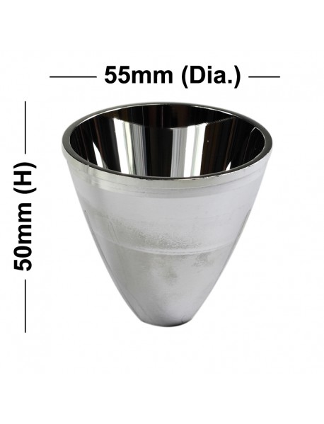 55mm (D) x 50mm (H) SMO Aluminum Reflector