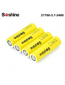 Soshine 21700 3.7V 4000mAh 3C Li-ion Recgargeable Battery (4 pcs)