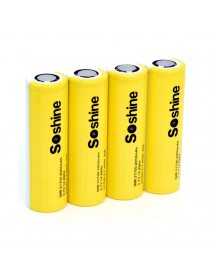 Soshine 21700 3.7V 4000mAh 3C Li-ion Recgargeable Battery (4 pcs)