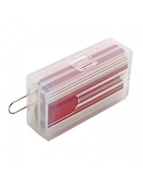Soshine SBC-025 Plastic Battery Case for 1-2 pcs 18650 Battery - Transparent (1 pc)