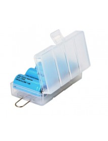 Soshine SBC-027 Plastic Battery Case for 1-4 pcs 16340 Battery - Transparent (1 pc)