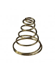 21.5mm (D) x 22mm (H) Gold Plated Spring