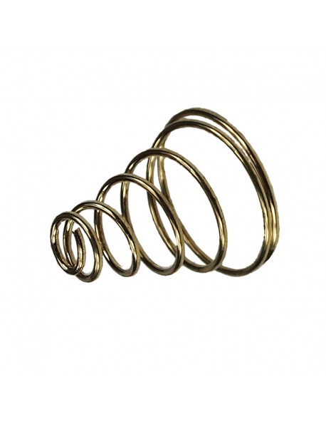 21.5mm (D) x 22mm (H) Gold Plated Spring