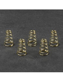 7.5mm (D) x 12.5mm (H) Gold Plated Spring (5 pcs)