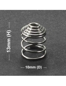 10mm (D) x 13mm (H) Nickel Plated Spring (5 PCS)