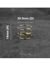 20.5mm (D) x 14mm (H) Gold Plated Spring for KDLitker P6 Drop-in Module