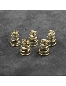 9mm (D) x 12mm (H) Gold Plated Phosphor Bronze Spring (5 PCS)