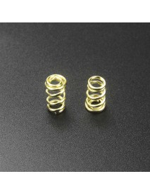 5mm (D) x 10mm (H) Gold Plated Phosphor Bronze Spring (5 pcs)