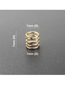 7mm (D) x 7mm (H) Phosphor Bronze Spring (5 pcs)