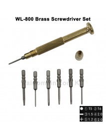 WL-800 Multi-function Brass Handle Screwdriver Set