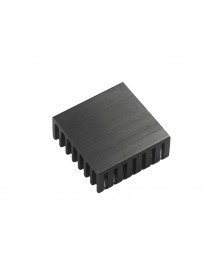 25mm Aluminium Led Heatsink for LED Cooling B-Type - Black (2 pcs)