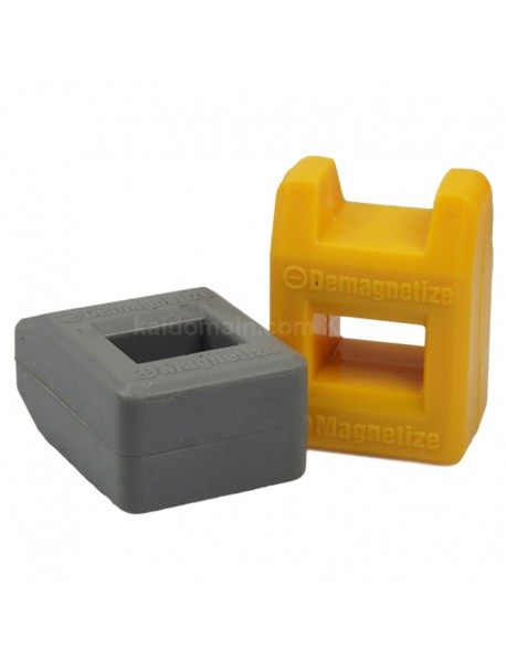 KS-1301 2-in-1 Screwdriver Magnetizer and Demagnetizer Tool - Grey and Yellow ( 1 Set )