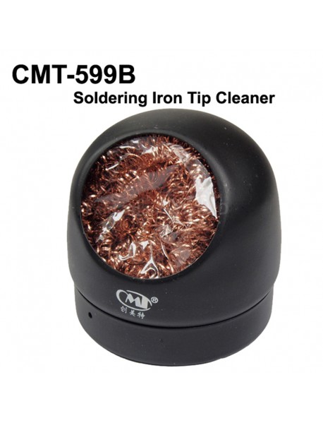 CMT-599B Anti-static Soldering Iron Tip Cleaner with Stand - Black ( 1 pc )