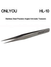 ONLYOU HL Stainless Steel Precision Anti-static Tweezers