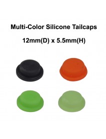 12mm (D) x 5.5mm (H) Silicone Tailcaps (5 PCS)