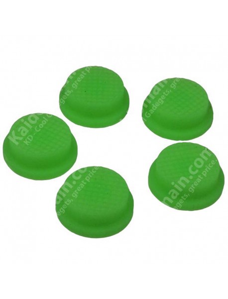 Green Fluorescent Light Silicone Tailcaps 13.6mm x 6.3mm (5 pcs)