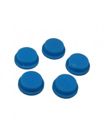 13.6mm(D) x 6mm(H) Silicone Tailcaps - Blue (5 pcs)