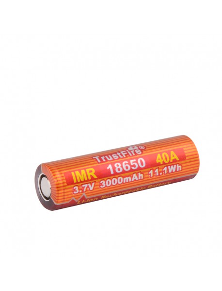 TrustFire 18650 40A 3.7V 3000mAh Rechargeable Li-ion 18650 Battery