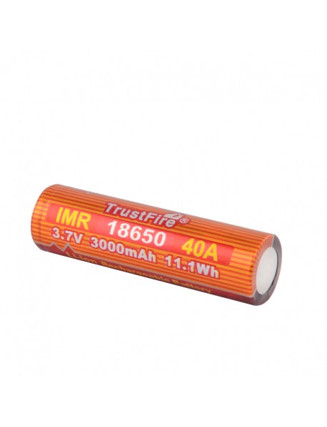 TrustFire 18650 40A 3.7V 3000mAh Rechargeable Li-ion 18650 Battery
