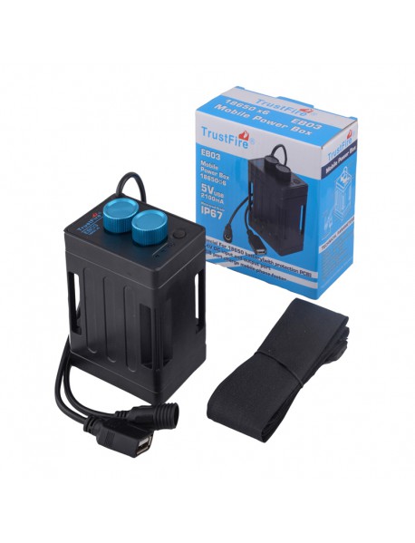 TrustFire EB03 Bicycle Mobile Power Box ( 6 x 18650 )