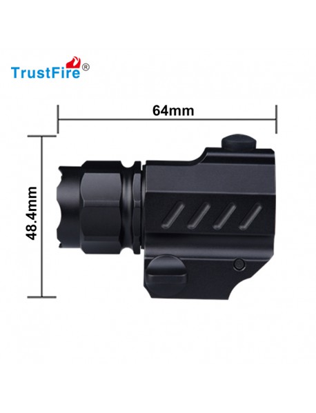 TrustFire G01 XP-G R5 LED 320 Lumens 2-Mode Tactical Gun Light for Compact Pistols