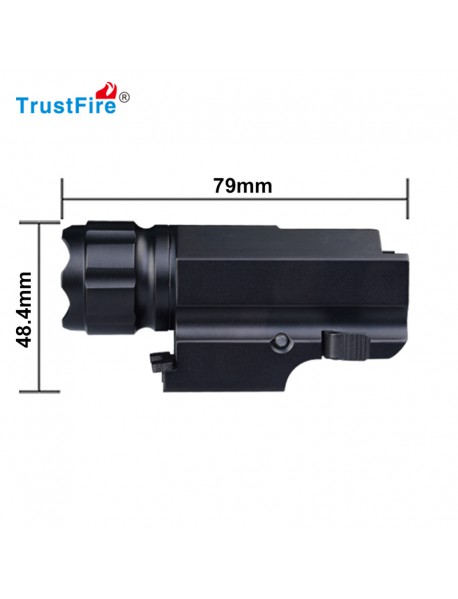 TrustFire P10 Cree XP-G R5 320 Lumens 2-Mode Tactical Gun Flashlight (1xCR123A/16340)
