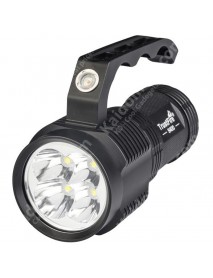 TrustFire S400 Cree XM-L2 3000 Lumens 4-Mode LED Flashlight - Black (4 x 18650)
