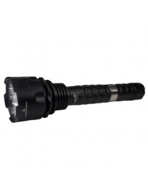 TrustFire TR-J19 3 x Cree XM-L2 4000 Lumens 5-Mode LED Flashlight - Black (3x18650 / 3x26650)