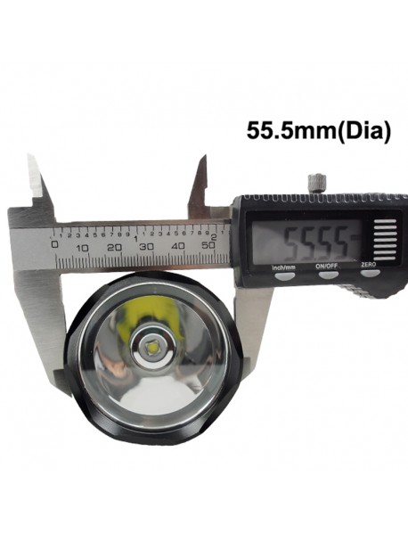 TrustFire T1 Cree XM-L2 U2 1600 Lumens 5-Mode LED Flashlight - Black (2 x 18650)